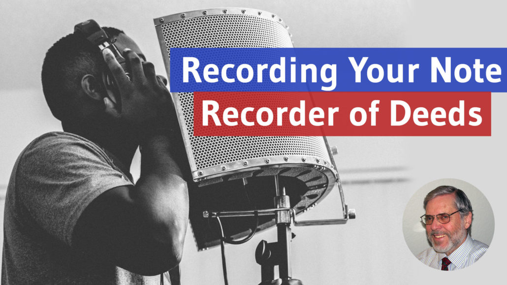 recording your note